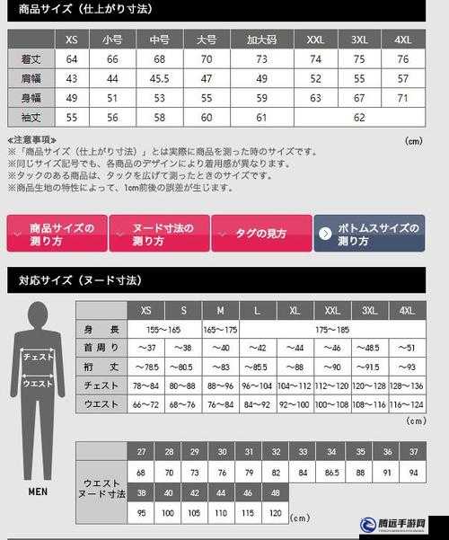 日本尺碼與亞洲尺碼區(qū)別分析