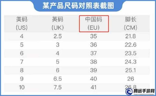 國(guó)產(chǎn)尺碼和歐洲尺碼表 2023-實(shí)用對(duì)比指南